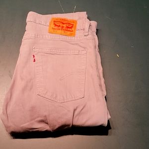 Men's Levi's 513 light gray denim jeans size 32x32